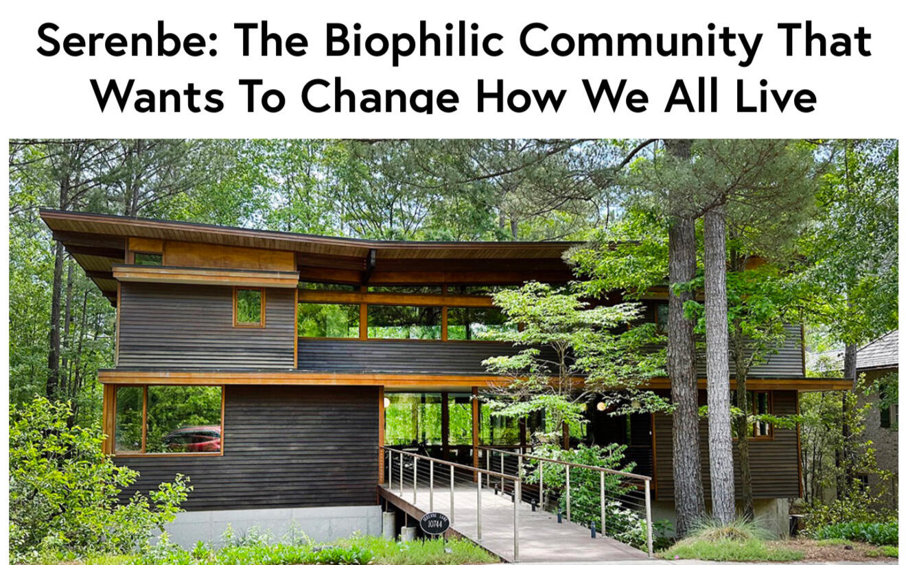 Design Milk: Serenbe Biophilic Community